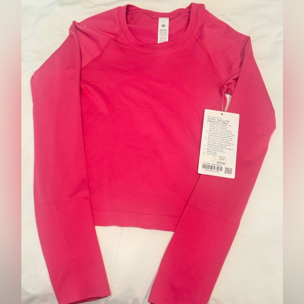 Lululemon Swiftly Tech Long Sleeve 2.0 Waist Length - Picture 5 of 5